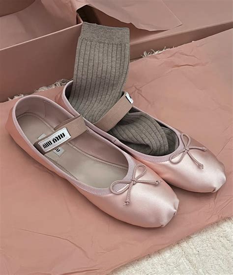 mini miu ballet flats.